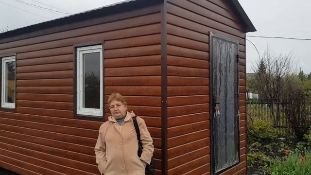 Дачный домик 2,5х5м от компании Лесное раздолье Омск смотреть онлайн
