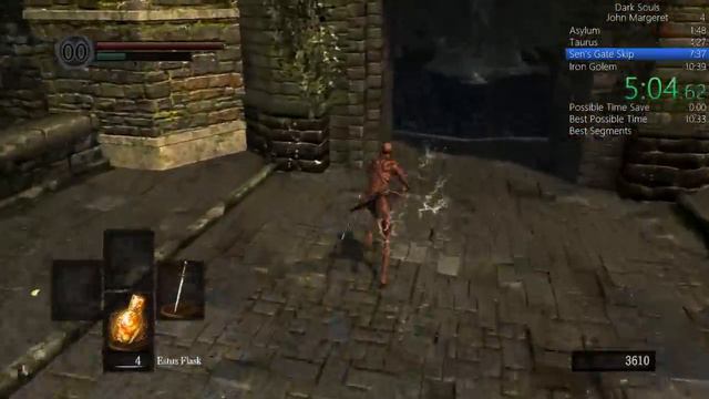 Dark Souls - How to reach Anor Londo in under 10 minutes ! смотреть онлайн