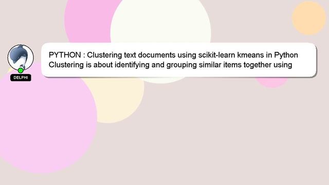 PYTHON : Clustering text documents using scikit-learn kmeans in Python смотреть онлайн