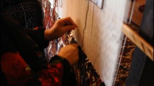 Табасаранские мастерицы ковроткачества в деле. Дагестан.