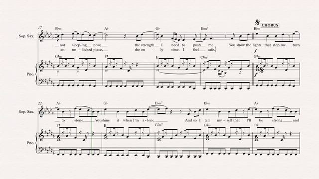 Soprano Sax - Lights - Ellie Goulding - Sheet Music, Chords, & Vocals смотреть онлайн