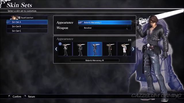 Dissidia Final Fantasy NT ALL Costumes & Weapons with DLCs смотреть онлайн