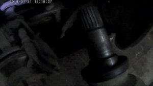 Замена сальника привода коробки.