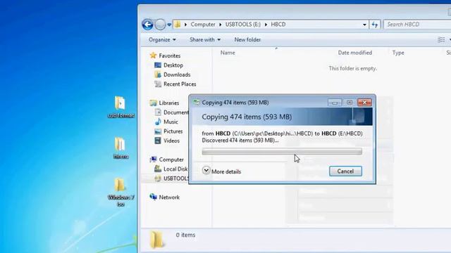 How to create USB Hiren's with windows 7 installer. смотреть онлайн