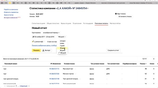 Аудит сайта и рекламы Яндекс Директ - Торты на заказ - Барнаул - anitascakes смотреть онлайн