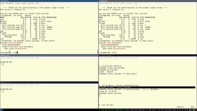 install and config drbd on centos 8 смотреть онлайн