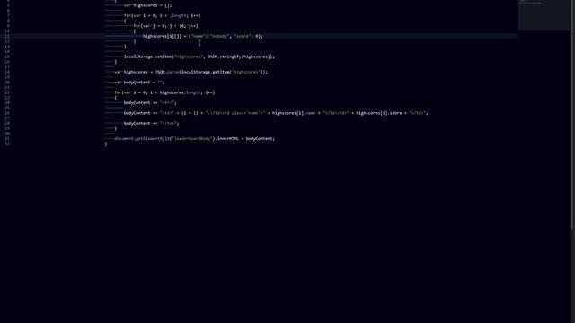 Part of programming my Firefox OS game's leaderboard in Sublime Text 2 (javascript, html, css) смотреть онлайн