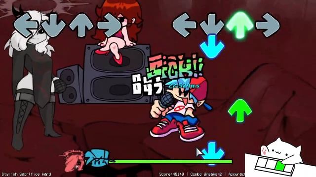 Friday Night Funkin' Bongo Cat plays VS Ashtoreth Mod Hard Mode! смотреть онлайн