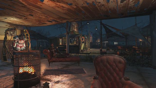 Zoom Background: Fallout 4 Chillin at the Sanctuary (mirror) смотреть онлайн