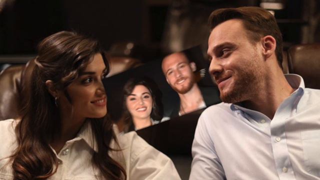 Hande Erçel wore Kerem Bursin's watch and gave the message that my heart is in Kerem смотреть онлайн