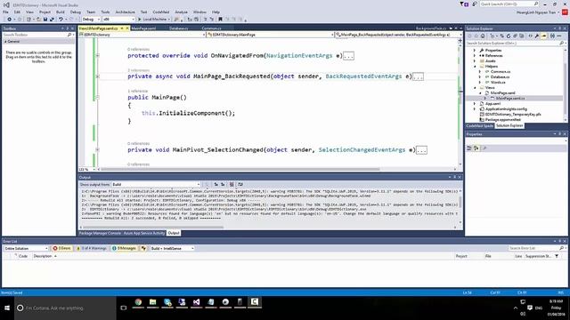 Windows 10 Universal Apps - Dictionary Apps смотреть онлайн
