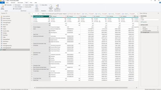 How to check data quality in Power Query Using Power BI | Data Profiling in Power Query | смотреть онлайн