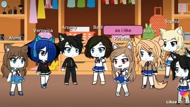 Gacha Life Вероника и её друзья померили японскую школьную форму смотреть онлайн