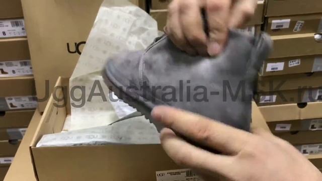 Мужские угги ботинки | UGG Men's Neumel Grey смотреть онлайн