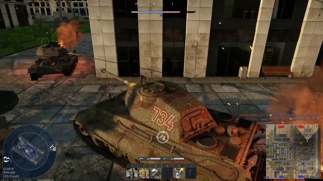 War Thunder Realistic Battle Tiger II (P) Porsche Power смотреть онлайн