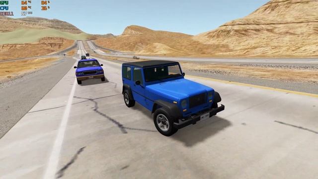 BeamNG Drive Playing on Los Injurus смотреть онлайн