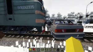 ЭТОТ ПОЕЗД СЕЙЧАС СОБЬЁТ МАШИНУ!Работаю дежурным по переезду|Den nik 047 Minecraft