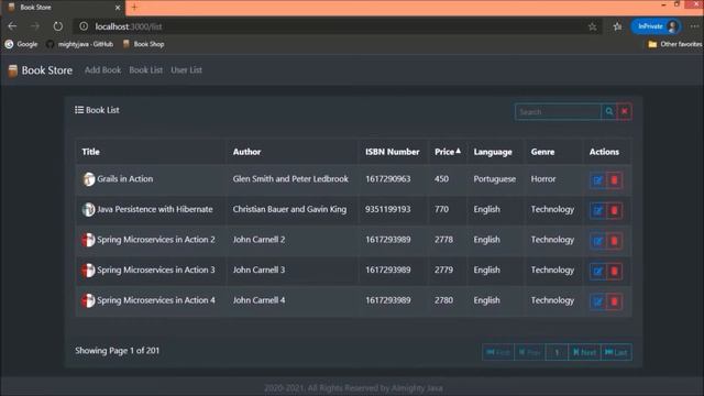 18 - React And Spring Boot : Fetch and Update data for book using Redux and React? | Almighty Java смотреть онлайн