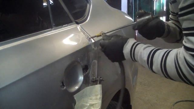 VW Polo часть1 рихтование