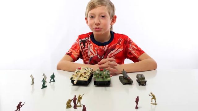 Алексей А про военные игрушки и танк Т-34 @ KINDERFIELD смотреть онлайн