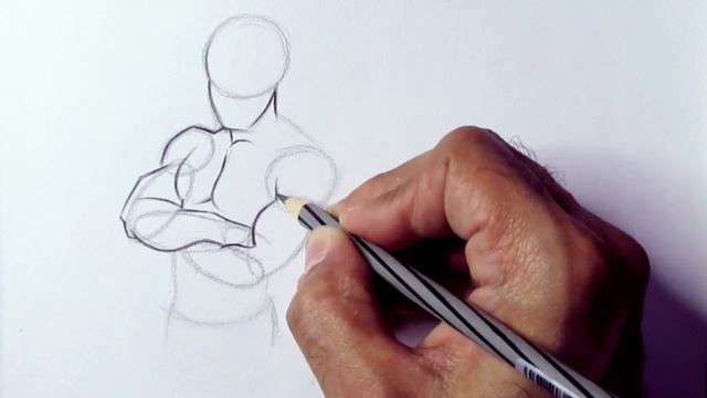 How to draw human figure drawing Male for Beginners| Figure drawing Art techniques easy Basics смотреть онлайн