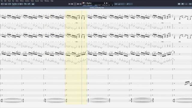 Thousand Sun Sky - A View of Eternity [GUITAR TABS] смотреть онлайн