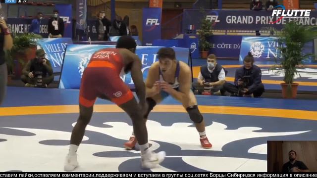 DEGLANE 2021 FS GOLD 65 кг.Джеймс Грин (США) - Янни Диакомихаллис (США) смотреть онлайн