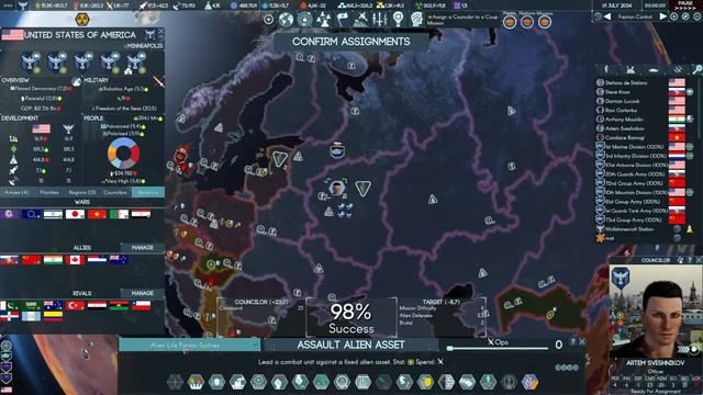 Terra Invicta Release Максимальная сложность ч14 Отбиваем натиск инопланетных захватчиков