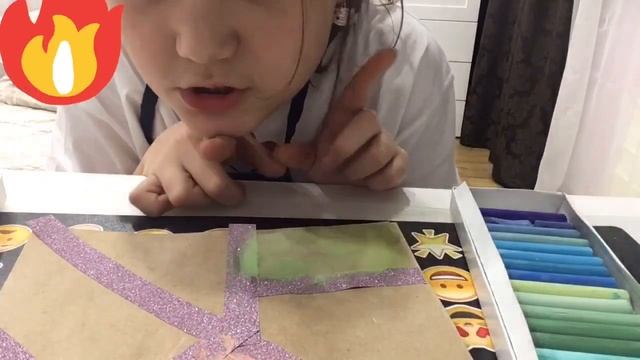 Рисунок пастелью | со скотчем смотреть онлайн