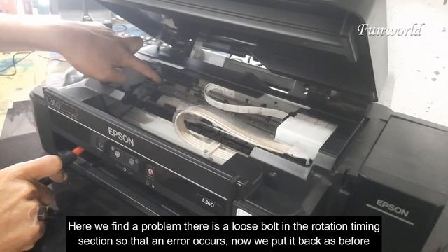 Epson L360 Error Light Blinking At The Same Time