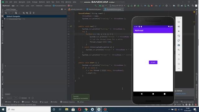 Multithread Implement Android Studio смотреть онлайн