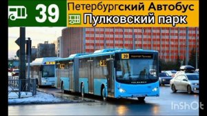 информатор автобуса номер 39 города Санкт-Петербург