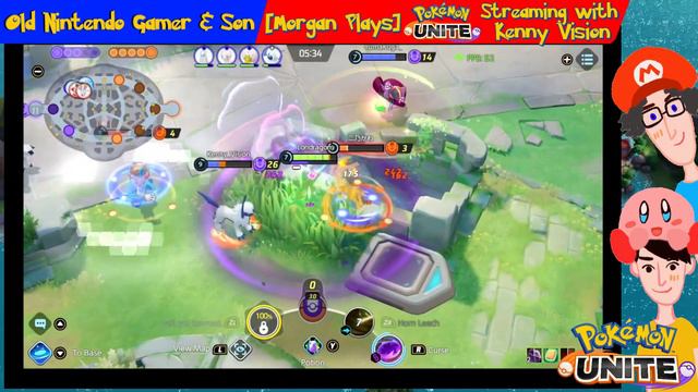 [Morgan Plays] Pokémon Unite - Streaming with Kenny Vision смотреть онлайн
