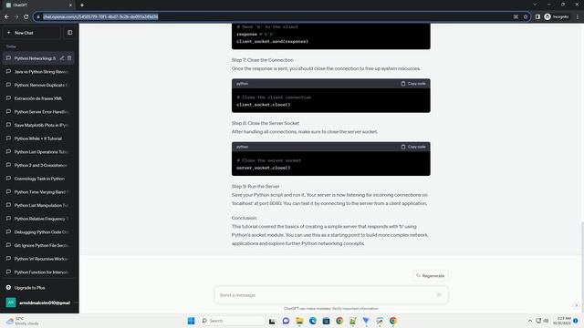 Python Networking responding wtih b смотреть онлайн