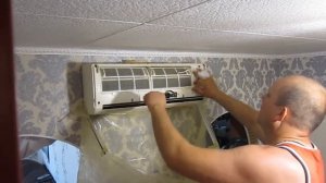 Чистка кондиционера, + парогенератор в работе.