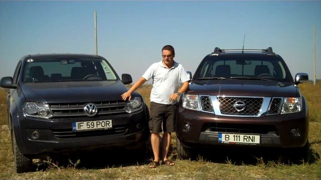 Test Comparativ VW Amarok 2.0 TDI 163 CP vs Nissan Navara 2.5 dCI 190 CP 2012 смотреть онлайн