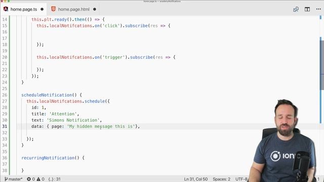 How to Display Ionic 4 Local Notifications (Schedule, Payload & Callback) смотреть онлайн