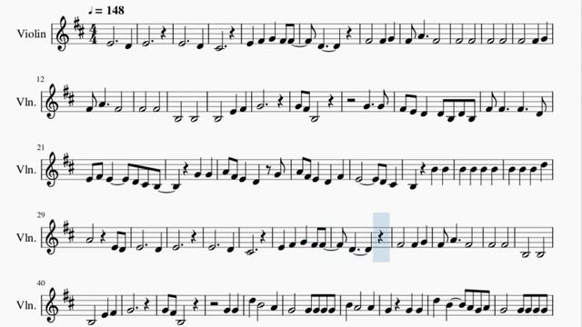 Violin Sheet Music: How to play Matilda by Alt J смотреть онлайн