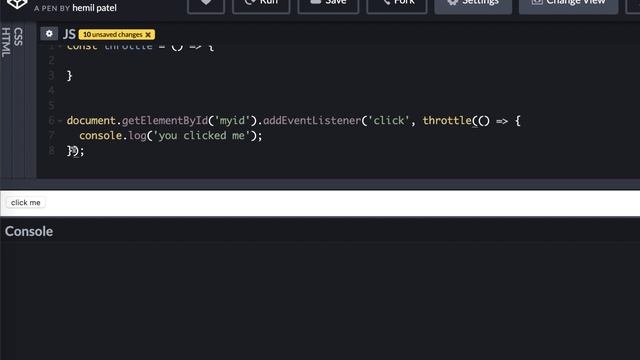 Throttling in JavaScript смотреть онлайн