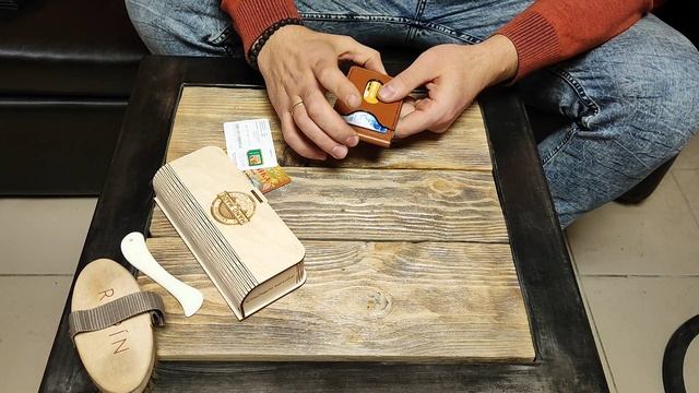 #6 Как сделать Зажим для денег из кожи своими руками + Выкройка PDF смотреть онлайн