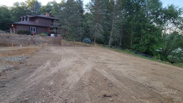 Американская стройка. Котлован и траншеи для подвала дома готовы #сша смотреть онлайн