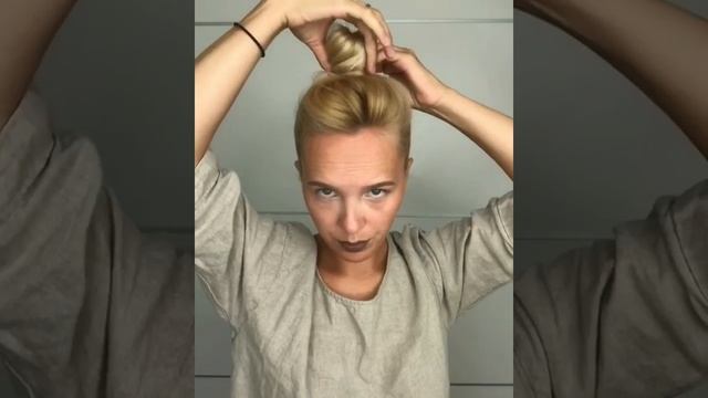 Perfect BUN / Как сделать ПУЧОК на волосах смотреть онлайн