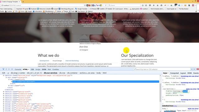PSD 2 HTML with Bootstrap(Part-05)-Creative смотреть онлайн