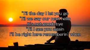 Laura Pausini- it's not goodbye (lyrics)