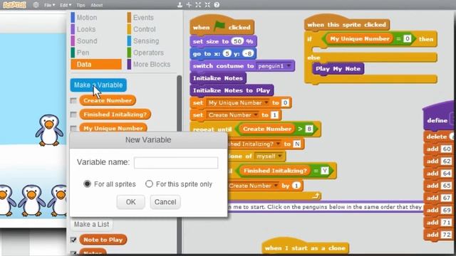 Programming 4 Kids in Scratch 2: (Advanced) Challenge #58 - Clones: Play the Notes Back смотреть онлайн