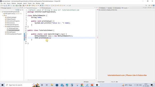 default value of string in java смотреть онлайн