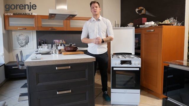 GORENJE K5341WH | kombinált tűzhely bemutató videó смотреть онлайн