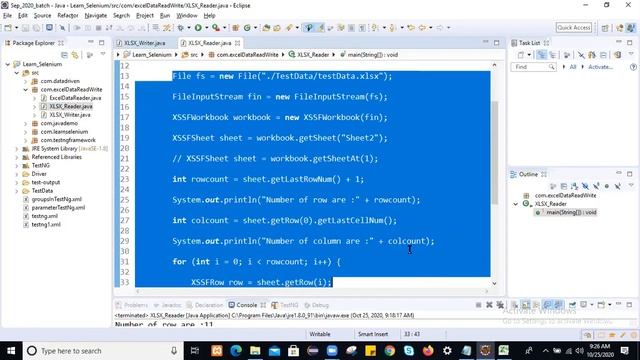 Excel Read/Write Using Apache POI API Part02 смотреть онлайн
