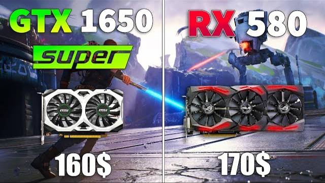 GTX 1650 SUPER Vs RX 580 Test In 9 Games