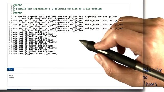 Reduce 3-Colorability to SAT - Intro to Algorithms смотреть онлайн